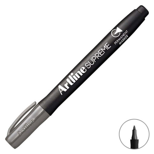 Picture of Permanent Marker Medium Metallic Silver Artline