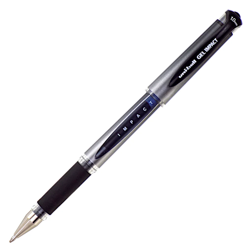 Picture of Ball Pen Black 1mm Gel Uni-Ball Gel Impact