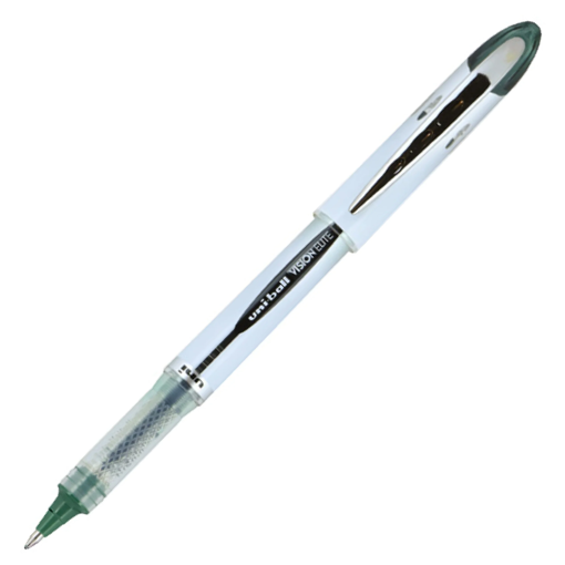 Picture of Ball Pen Green 0.8mm Uni-Ball Vision Elite