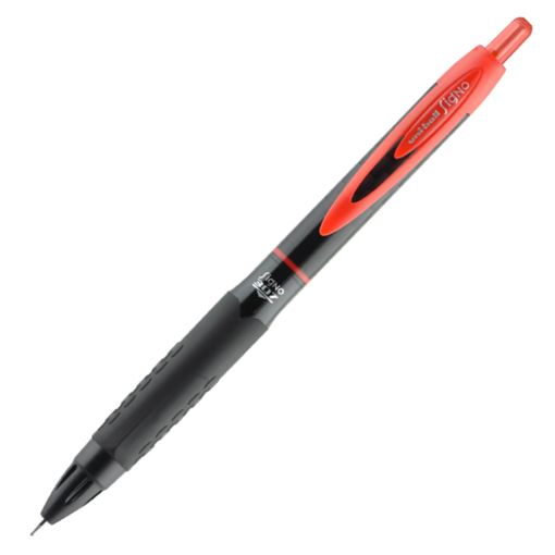 Picture of Retractable Pen Red Gel Uni-Ball Signo