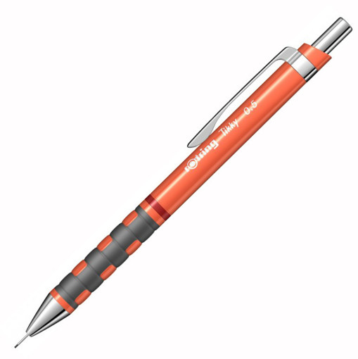 Picture of Mechanical Pencil Neon Orange 0.5mm Rotring Tikky