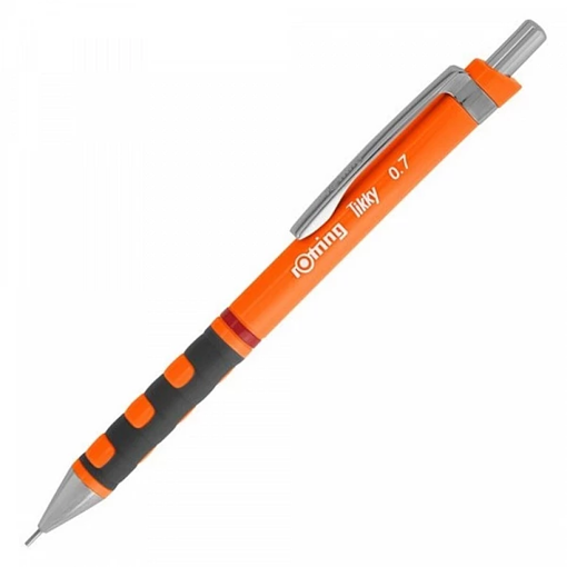 Picture of Mechanical Pencil Neon Orange 0.7mm Rotring Tikky