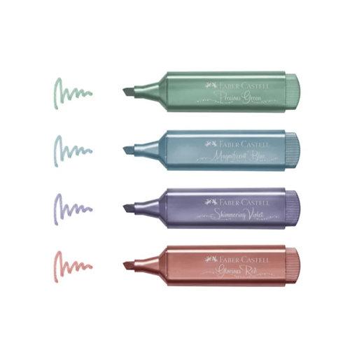 Picture of Highlighter Assorted (Set of 4) Metallic Faber-Cas