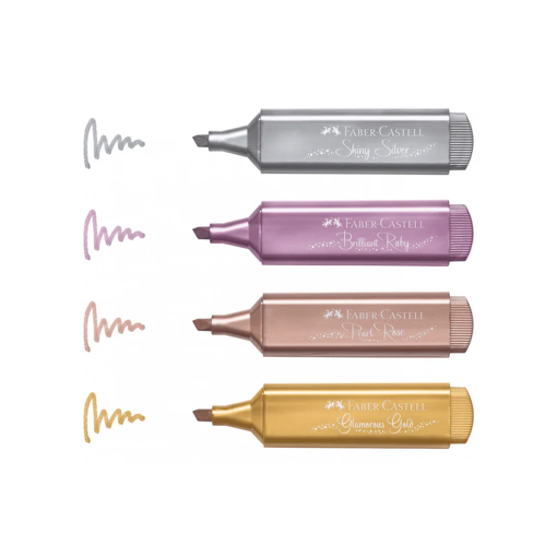 Picture of Highlighter Assorted (Set of 4) Metallic Faber-Cas