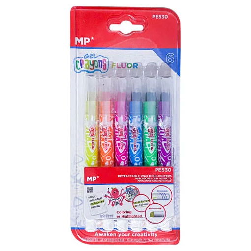 Picture of Highlighter Assorted 6colors Neon Retractable MP