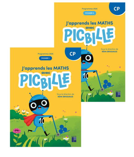 Picture of J'apprends les maths avec Picbille F. 1+2 CP Retz