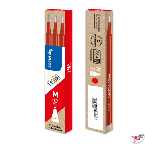 Picture of Refill Erasable Pen (Set of 3) Red 0.7mm Frixion P