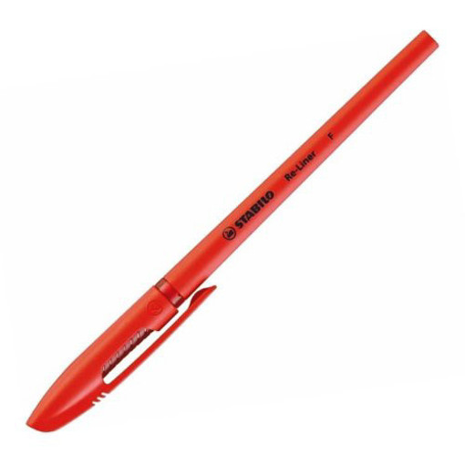 Picture of Ball Pen Fine Red 0.7mm Re-liner Stabilo