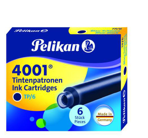 Picture of Ink Cartridges 6pcs Blue Black Pelikan