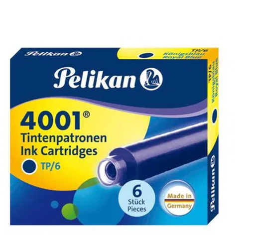 Picture of Ink Cartridges 6pcs Blue Pelikan