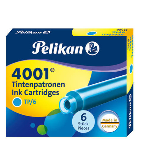 Picture of Ink Cartridges 6pcs Turquoise Pelikan