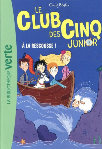 Picture of Bib Verte Le Club Des Cinq Junior, À La Rescousse!
