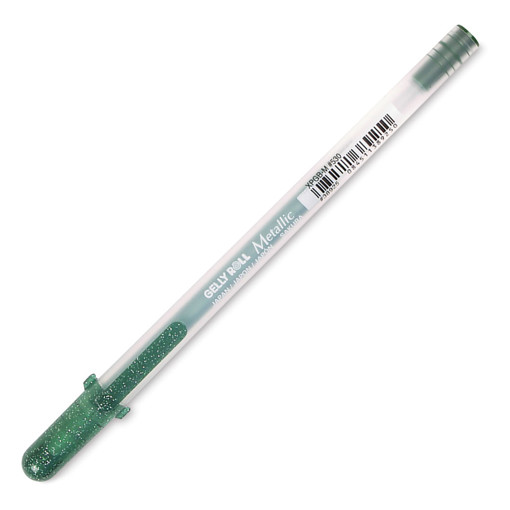 Picture of Ball Pen Metallic Hunter Green 0.5mm Gelly Sakura