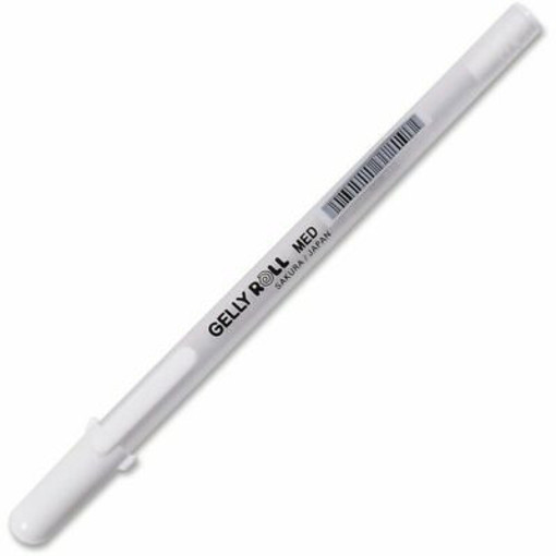 Picture of Ball Pen White 0.5mm Gelly Sakura