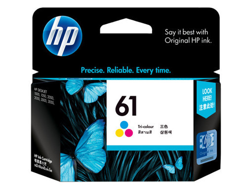 Picture of Ink Cartridge Tricolor 61 Original HP