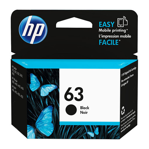Picture of Ink Cartridge Black 63 Original HP
