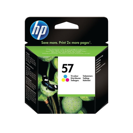 Picture of Ink Cartridge Tricolor Discounted 57 Original HP