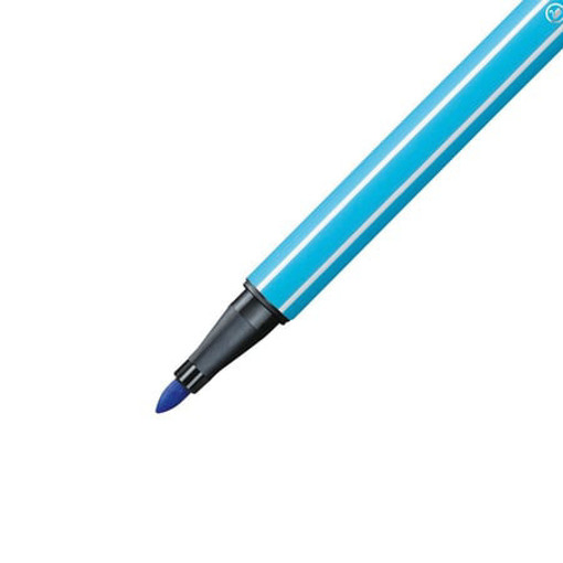 Picture of Fiber Pen Azure Blue 1mm Stabilo Pen 68