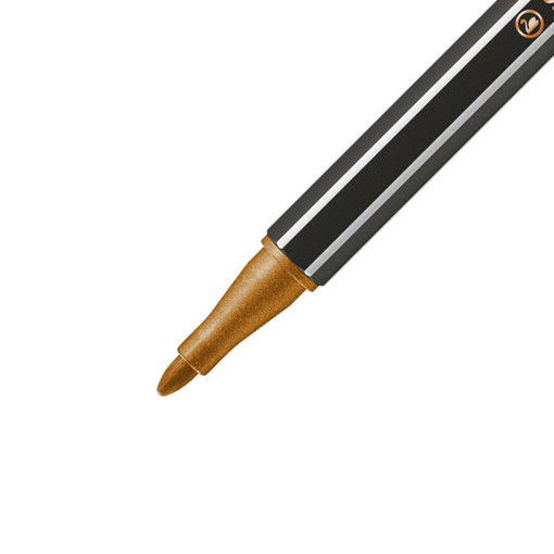 Picture of Fiber Pen Metallic Copper 1mm Stabilo Pen 68
