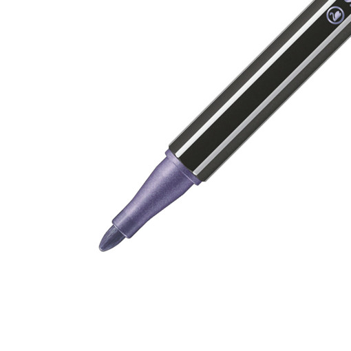Picture of Fiber Pen Metallic Violet 1mm Stabilo Pen 68