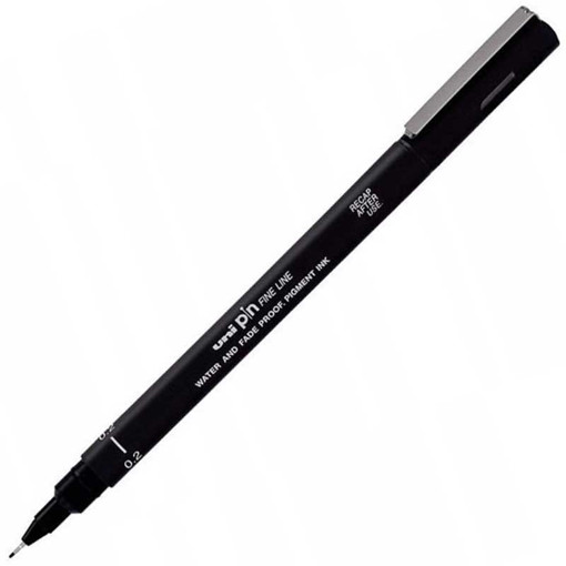 Picture of Fineliner Black 0.2mm Uni-Pin