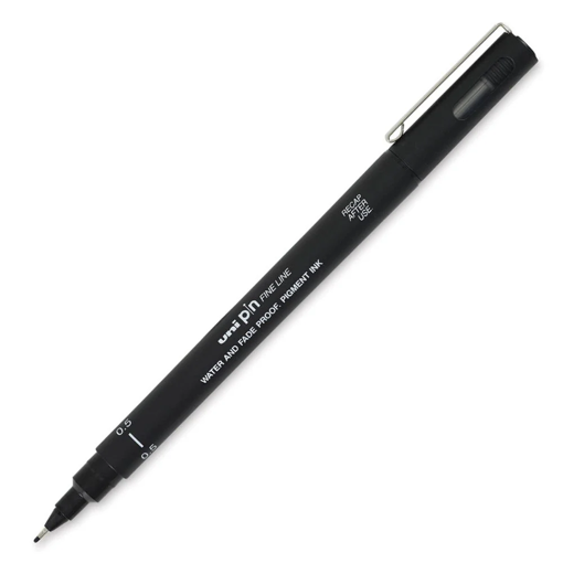 Picture of Fineliner Black 0.5mm Uni-Pin