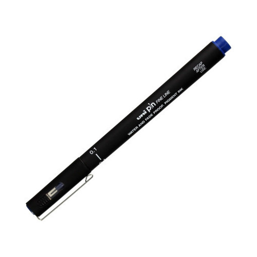 Picture of Fineliner Blue 0.1mm Uni-Pin