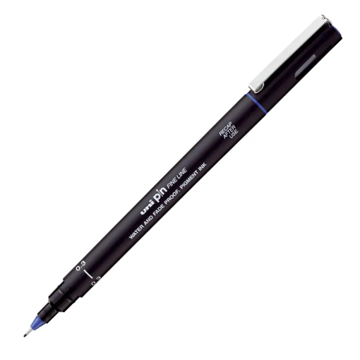 Picture of Fineliner Blue 0.3mm Uni-Pin