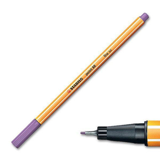 Picture of Fineliner Light Lilac 0.4mm Stabilo Point 88