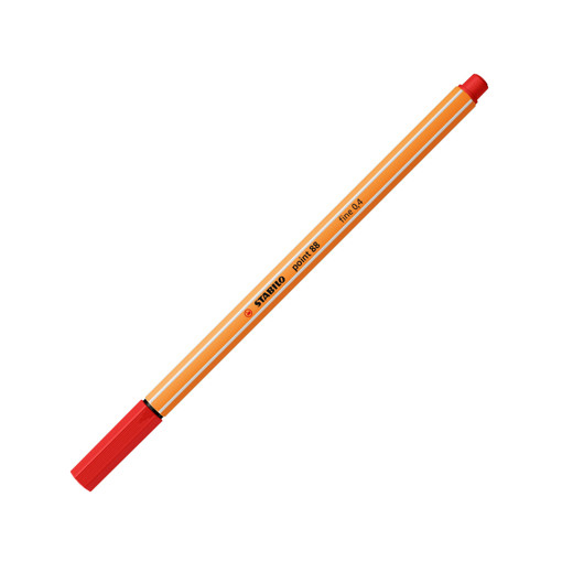Picture of Fineliner Light Red 0.4mm Stabilo Point 88
