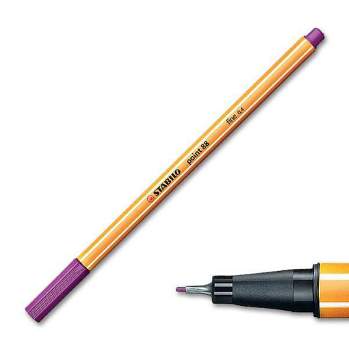Picture of Fineliner Lilac 0.4mm Stabilo Point 88