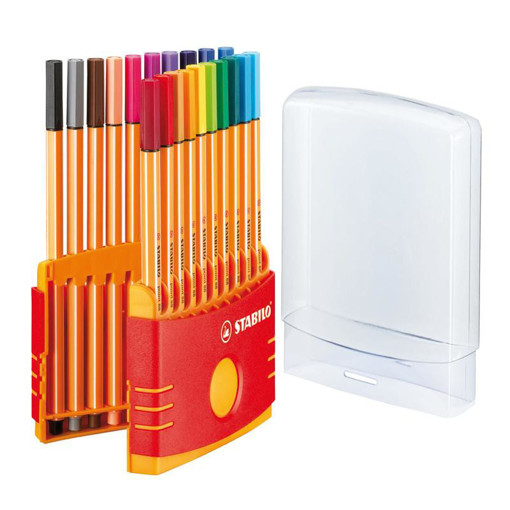 Picture of Fineliner Pack 20colors 0.4mm Parade Stabilo Point