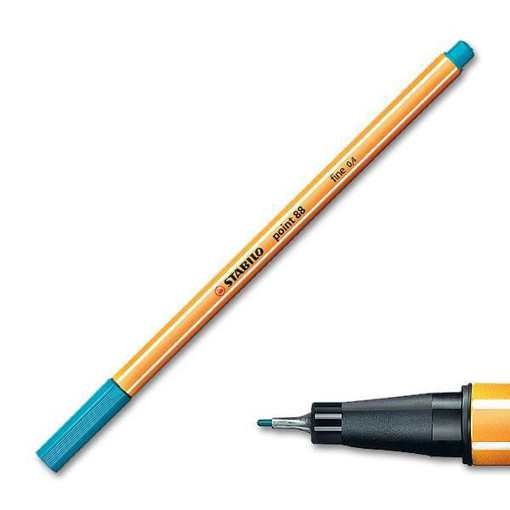 Picture of Fineliner Turquoise 0.4mm Stabilo Point 88