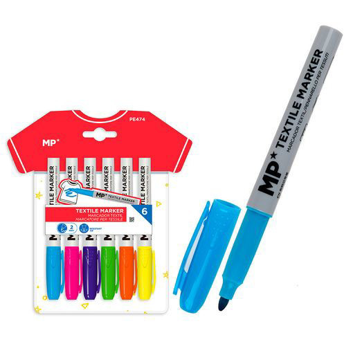 Picture of Shirt Marker Pens 6colors 2mm MP