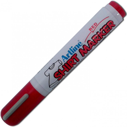 Picture of Shirt Marker Pens Red 2mm Artline