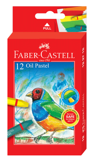 Picture of Pastel 12colors Oil Base Faber-Castell