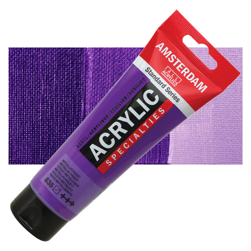 Picture of Acrylic 120ml Metallic Violet Amsterdam