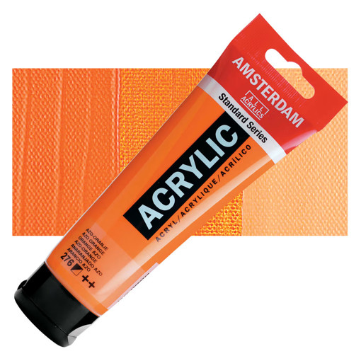 Picture of Acrylic 120ml Azo Orange Amsterdam