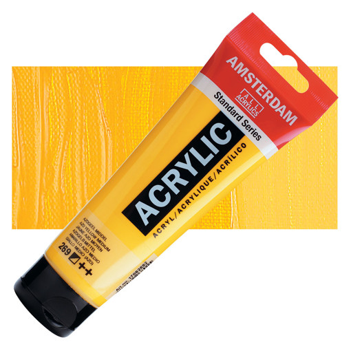Picture of Acrylic 120ml Azo Yellow Medium Amsterdam