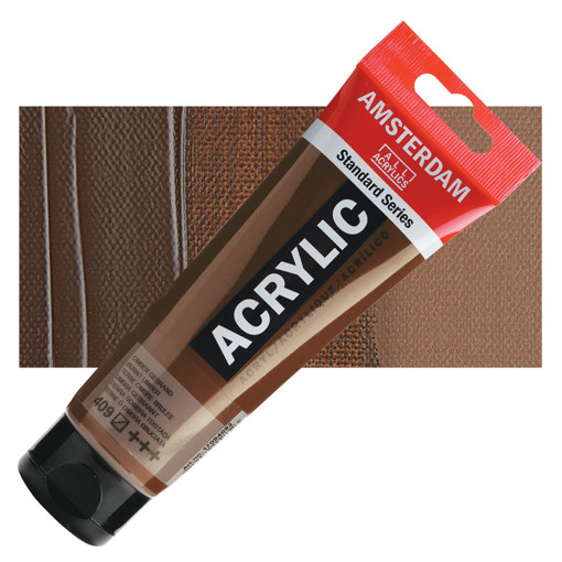 Picture of Acrylic 120ml Burnt Umber Amsterdam