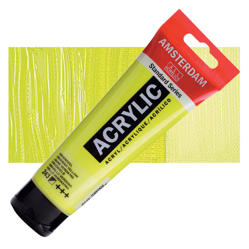 Picture of Acrylic 120ml Greenish Yellow Amsterdam