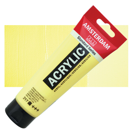 Picture of Acrylic 120ml Perm Lemon Yellow Amsterdam