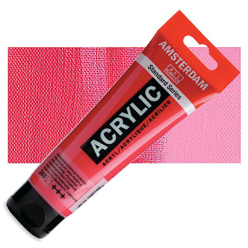 Picture of Acrylic 120ml Permanent Red Violet Amsterdam