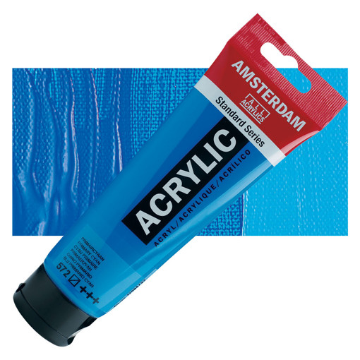 Picture of Acrylic 120ml Primary Cyan Amsterdam