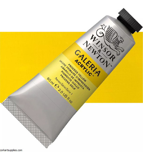 Picture of Acrylic 60ml Process Yellow Winsor&Newton Galeria