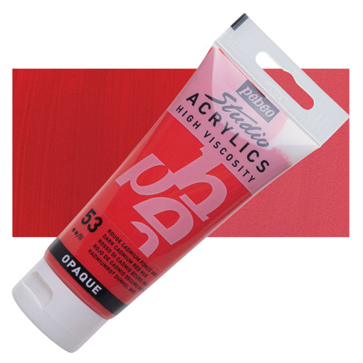 Picture of Acrylic 100ml Dark Cadium Red Pebeo