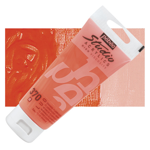 Picture of Acrylic 100ml Fluo Orange Pebeo