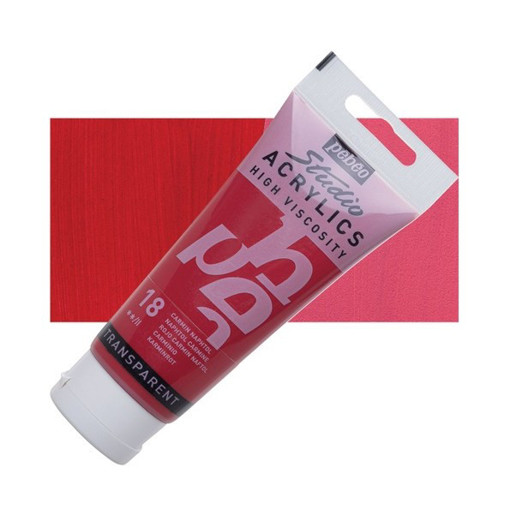 Picture of Acrylic 100ml Naphtol Carmine Pebeo