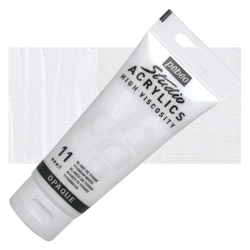 Picture of Acrylic 100ml Titanium White Pebeo