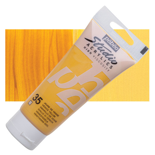 Picture of Acrylic 100ml Venice Yellow Pebeo